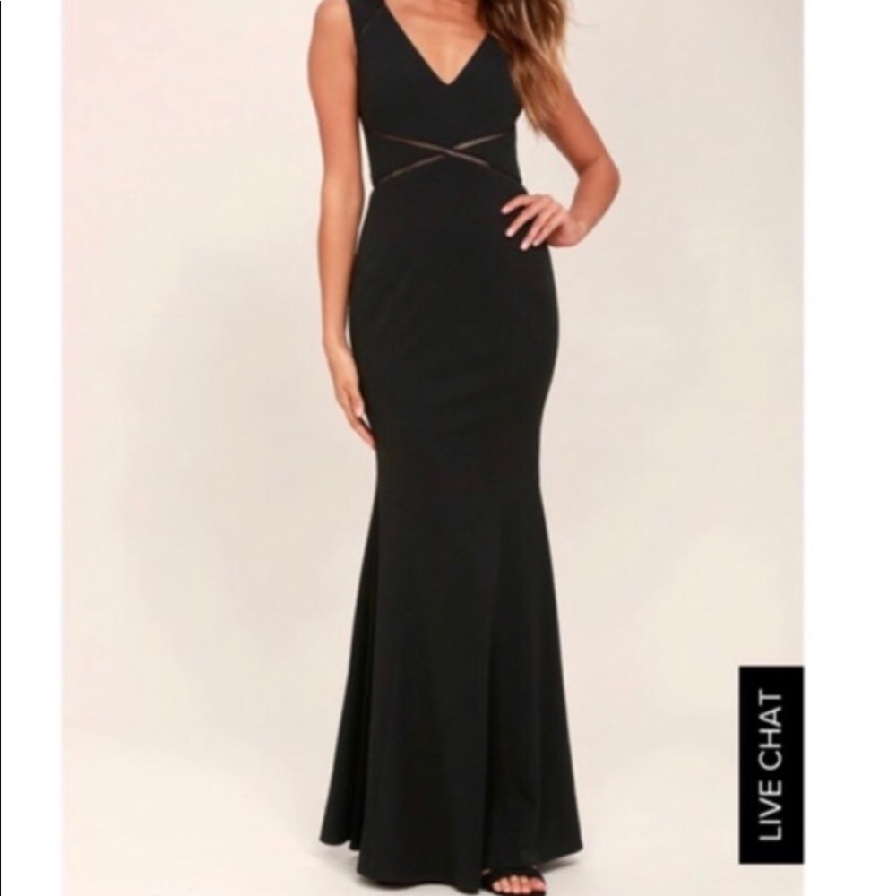 Lulu’s Black Mermaid Dress